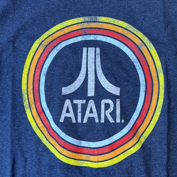 Atari Mens Classic Graphic T-Shirt Blue New XL NWOT - Picture 6 of 10